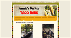 Desktop Screenshot of jenniosonsitetacobars.com