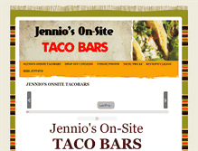 Tablet Screenshot of jenniosonsitetacobars.com